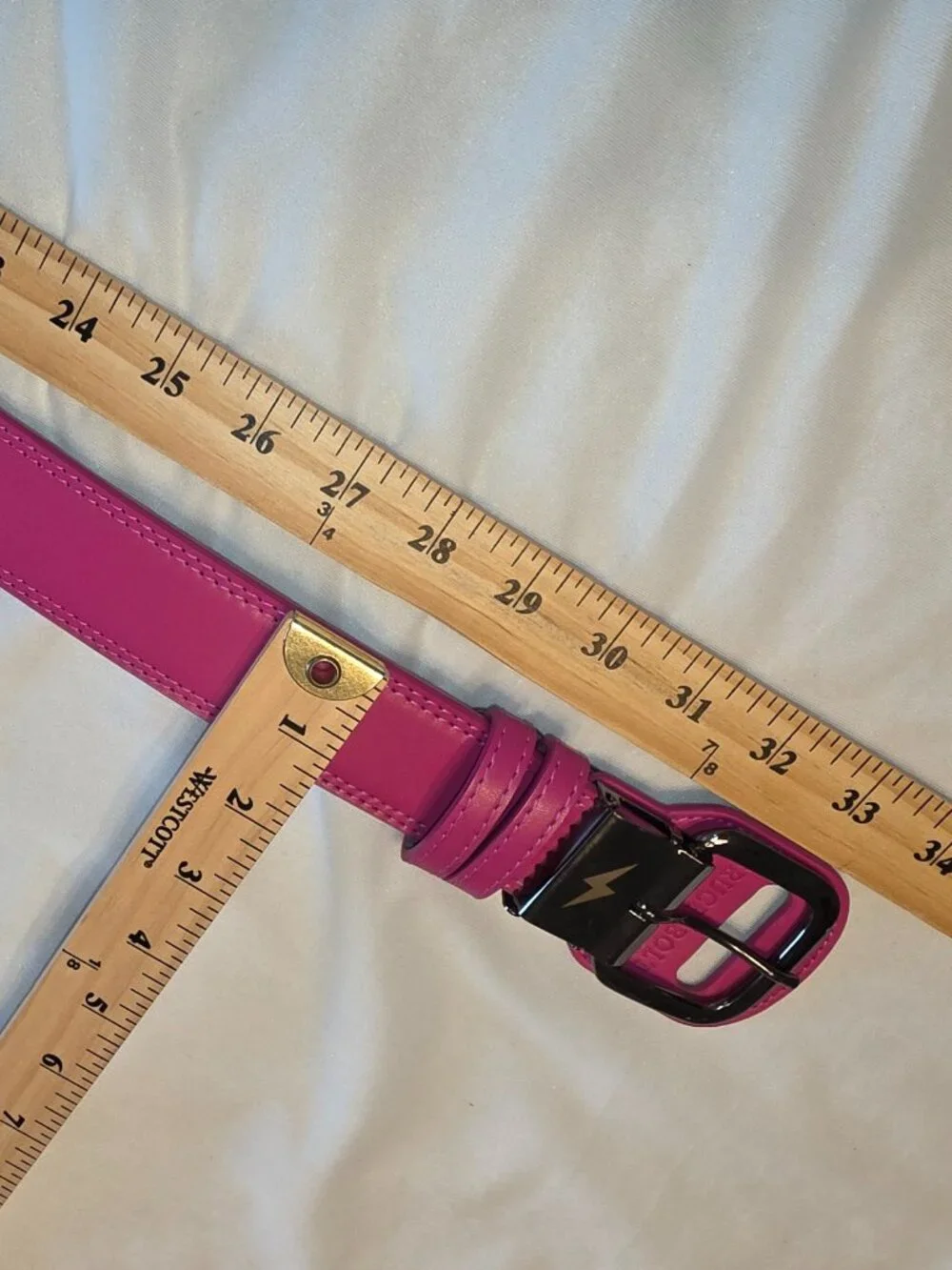 BRUCE BOLT Premium Pro Adjustable Baseball Softball Belt Youth Size Pink Sports